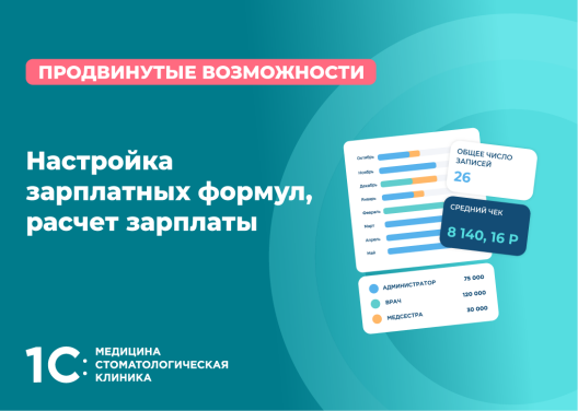 Настройка зарплатных формул, расчет зарплаты